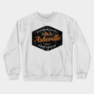 Mountain Towns of North Carolina - Asheville, NC Crewneck Sweatshirt